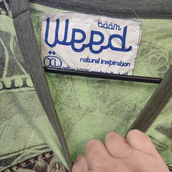 Green OHM t-shirt from WEED - size XL - Picture 2 of 3